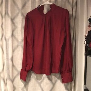 Red blouse